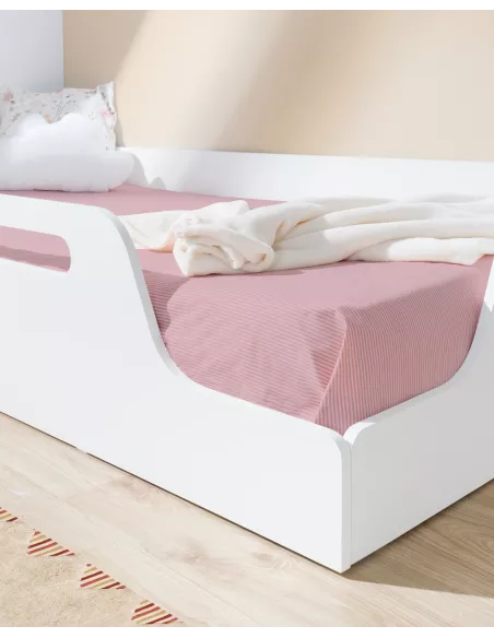 Cama Baixa Montessori Eco - Branca 190