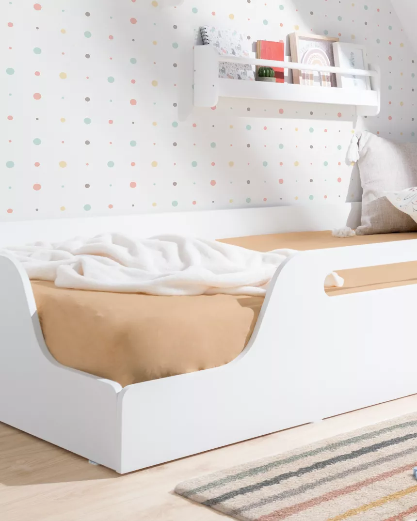 Cama Baixa Montessori Eco - Branca 190