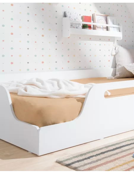 Cama Baixa Montessori Eco - Branca 190