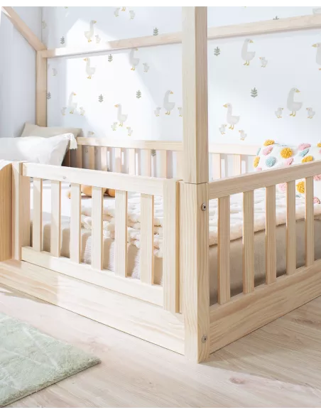 Barreira de proteção extra camas montessori