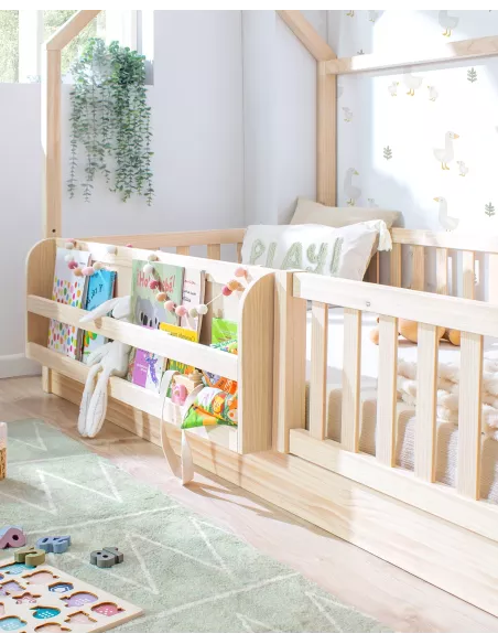 Barreira de proteção extra camas montessori