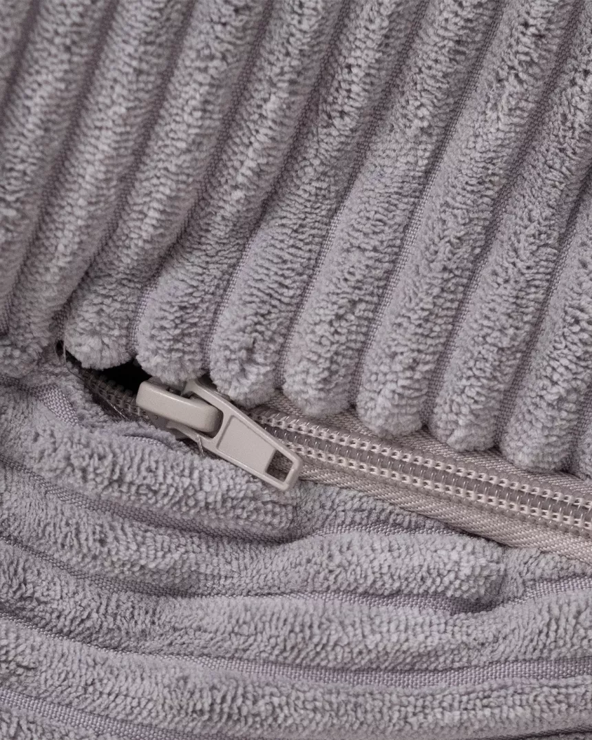 Puff infantil ursinho cinza