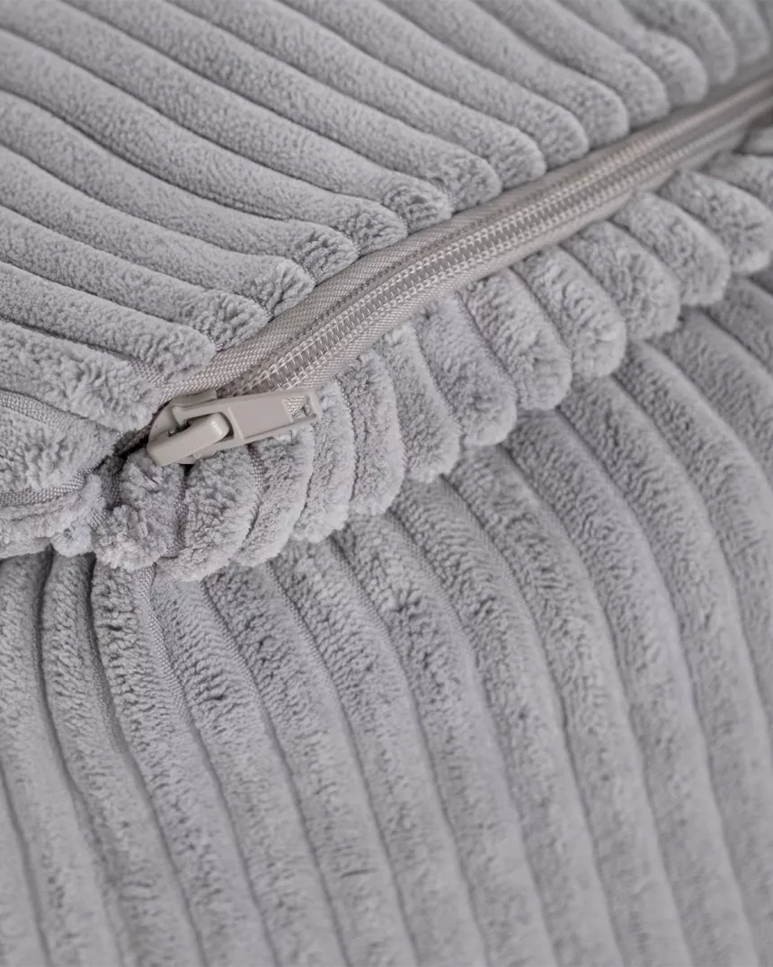 Puff grande cinza infantil