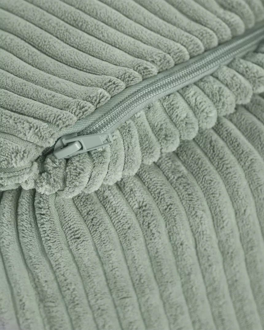 Puff grande infantil verde | assento decorativo