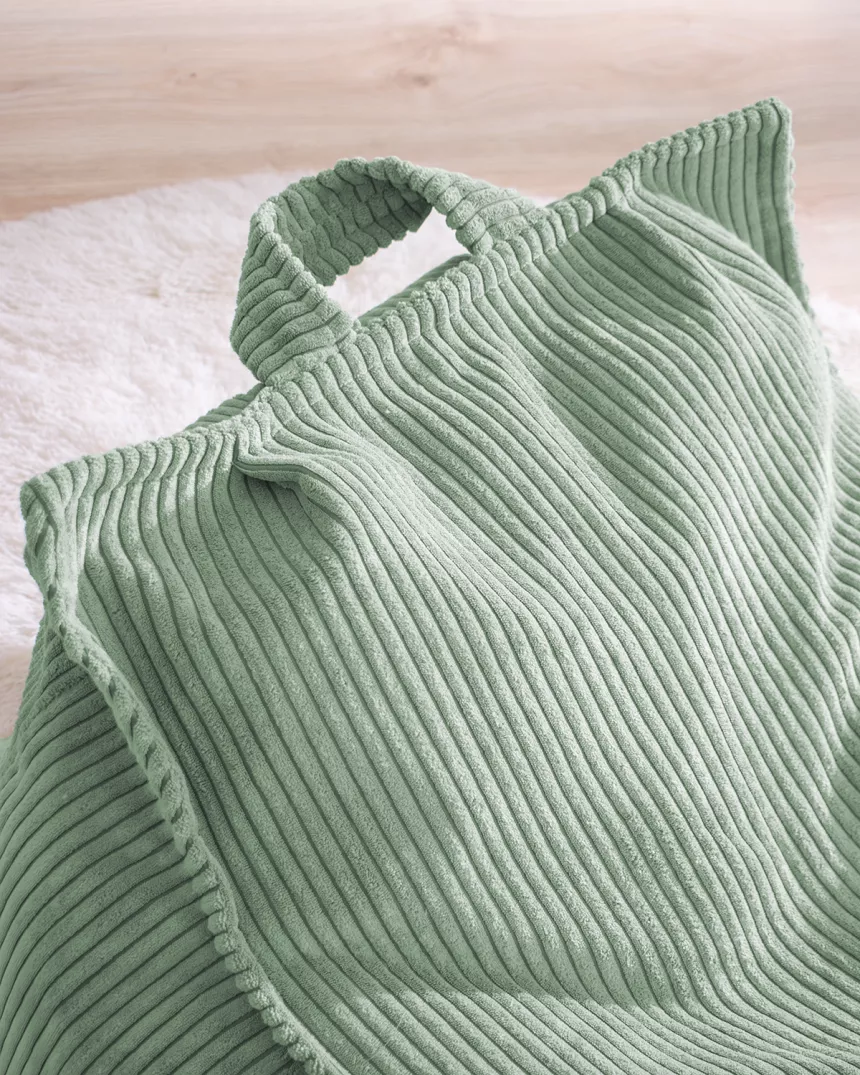 Puff grande verde infantil