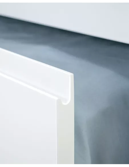 Cama dupla branca - Baixa