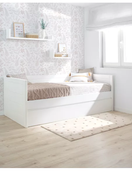 Cama juvenil dupla Lineal - Entrega gratuita