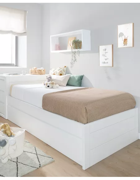 Cama dupla Lineal - baixa