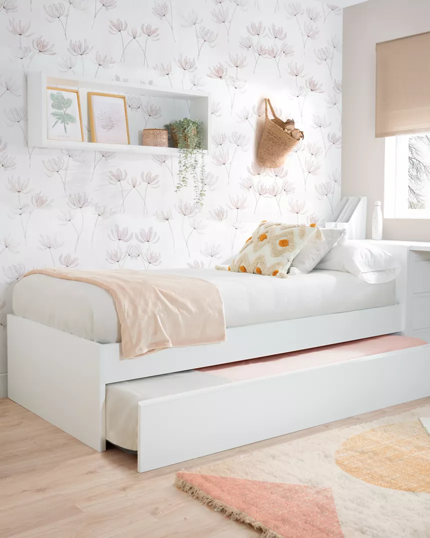 Cama dupla juvenil branca - Baixa 2