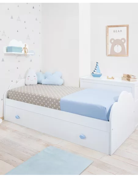 Cama de criança Nuvem -Entrega gratuita. Compra segura