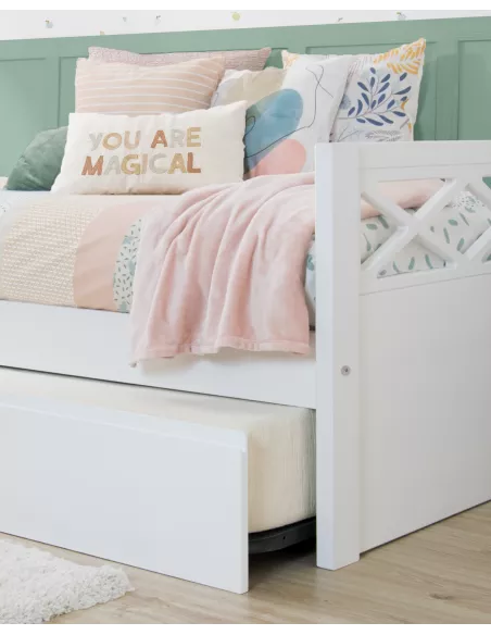 Cama dupla para jovens Cruz | Entrega gratuita