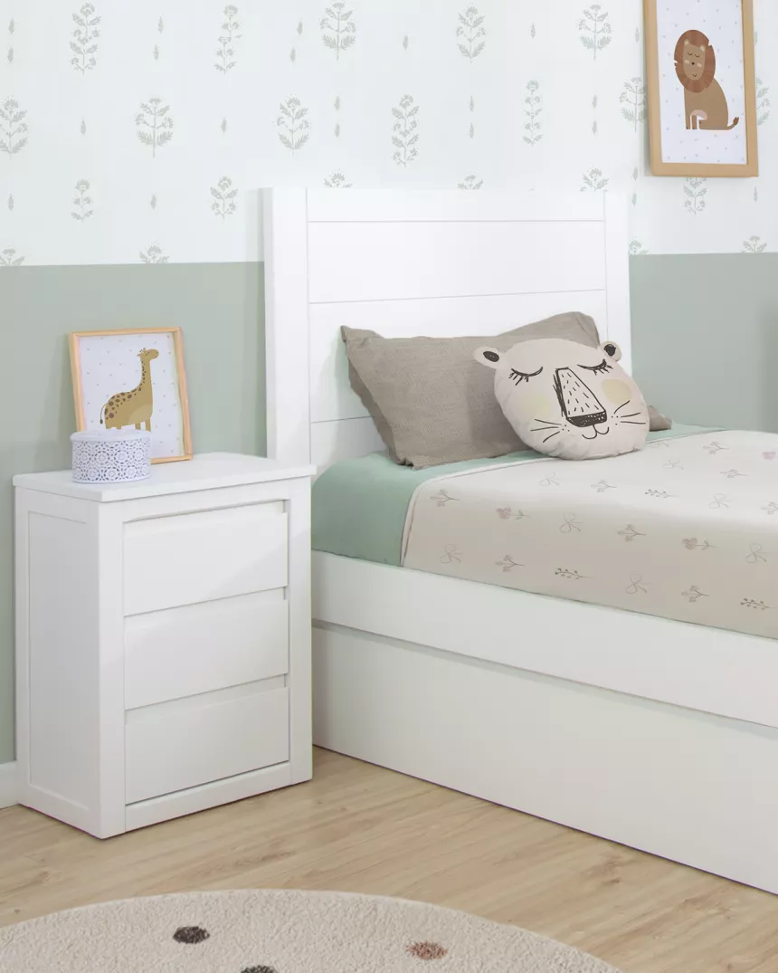 Cama juvenil dupla Lineal com pezeira baixa - Envio gratuito 2