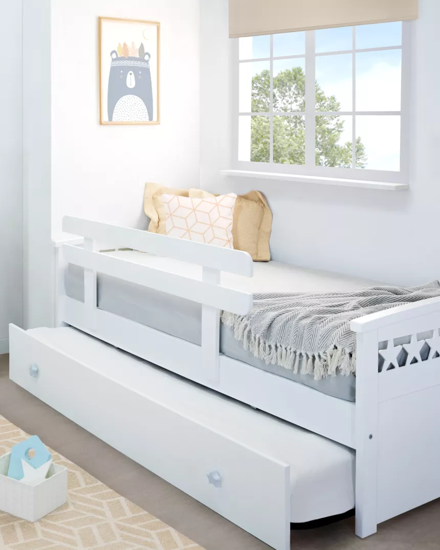 Cama infantil dupla de solteiro Estrelas - Entrega gratuita 2