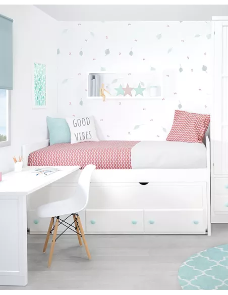 Cama compacta juvenil Lineal - Entrega gratuita