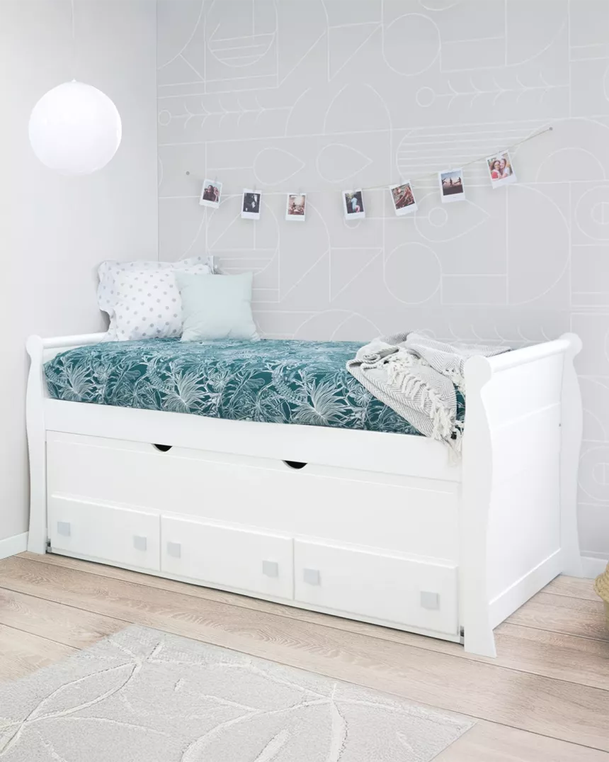 Cama juvenil compacta gôndola - Entrega gratuita