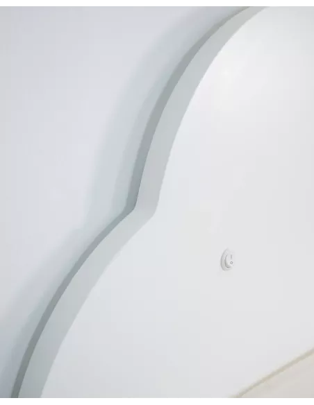 Cabeceira infantil nuvem com luz