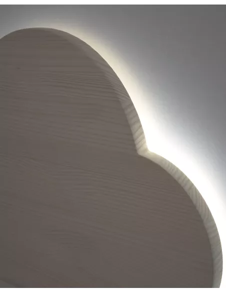 Cabeceira Nuvem em Madeira Natural