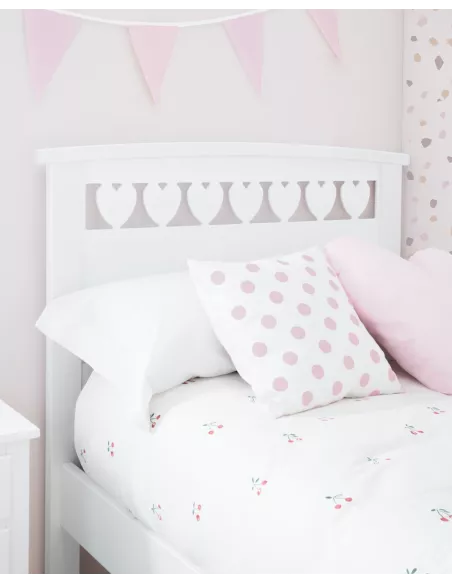Cabeceira infantil corações - Entrega gratuita