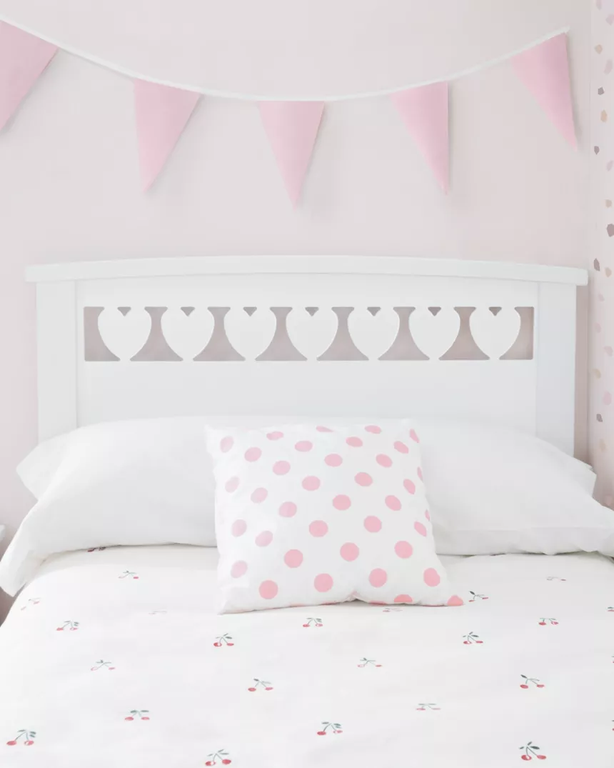 Cabeceira infantil corações - Entrega gratuita