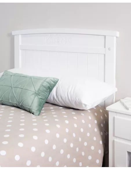 cabeceira infantil curvo com nome personalizado