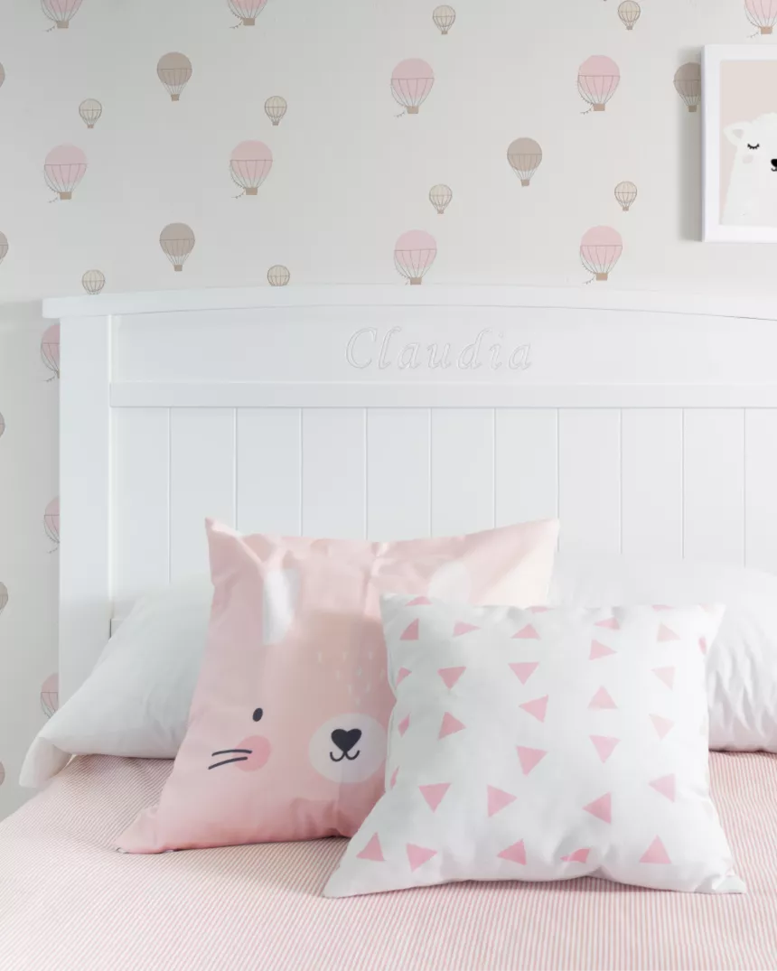 cabeceira infantil curvo com nome personalizado