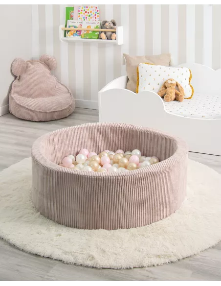 Piscina de bolas infantil rosa