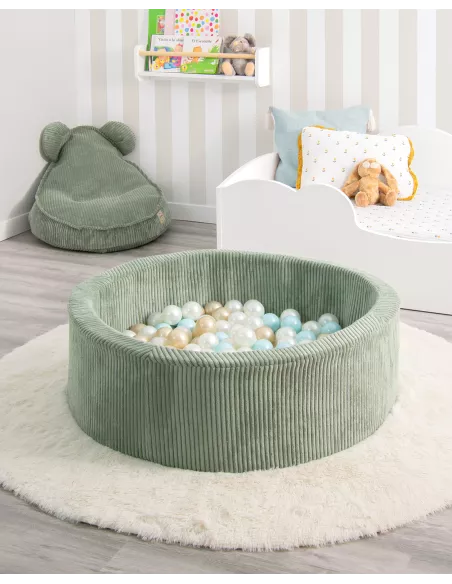 Piscina de bolas infantil verde