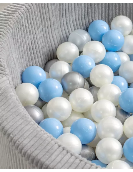 Piscina de bolas infantil cinza