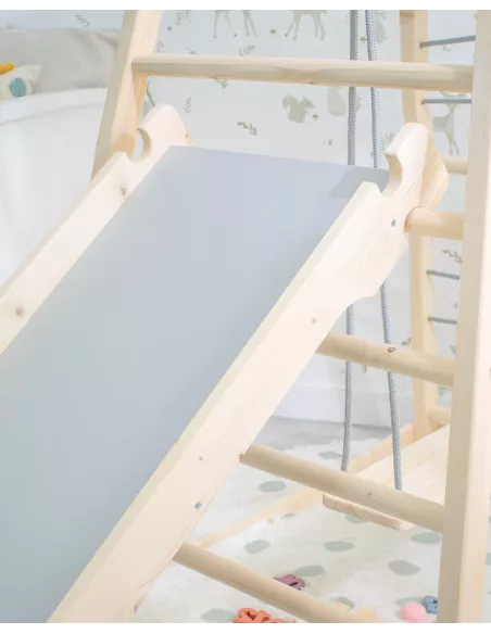 Rampa deslizante e de escalada