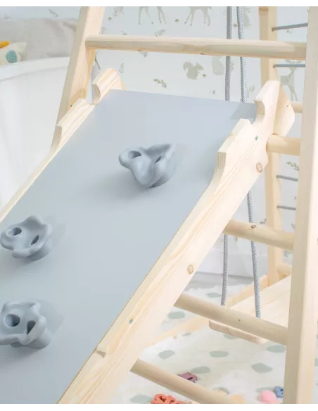 Rampa deslizante e de escalada