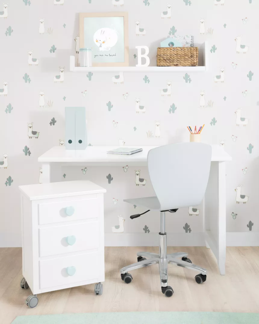 secretária infantil branco 2