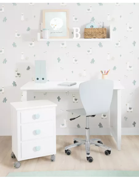 secretária infantil branco