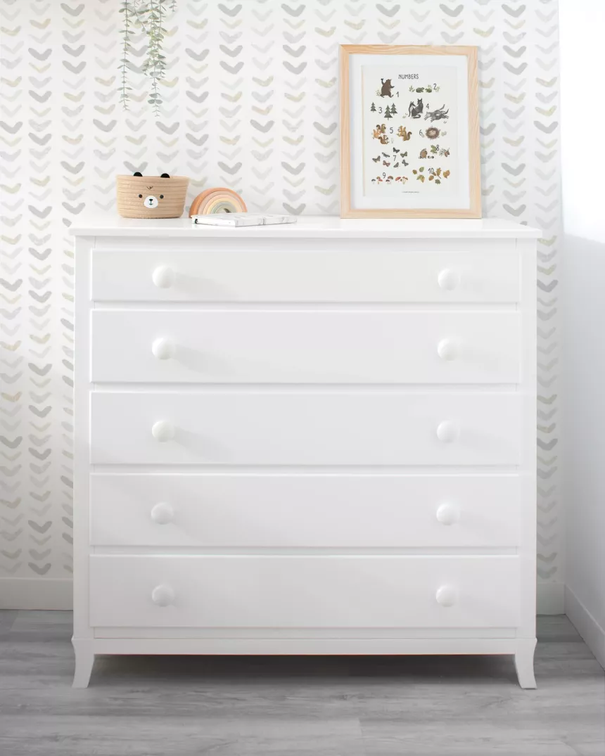cómoda infantil 5 gavetas 2
