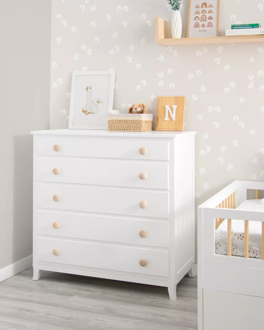 cómoda infantil 5 gavetas