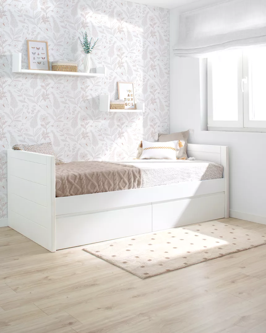 Cama Lineal com gavetas - Entrega gratuita