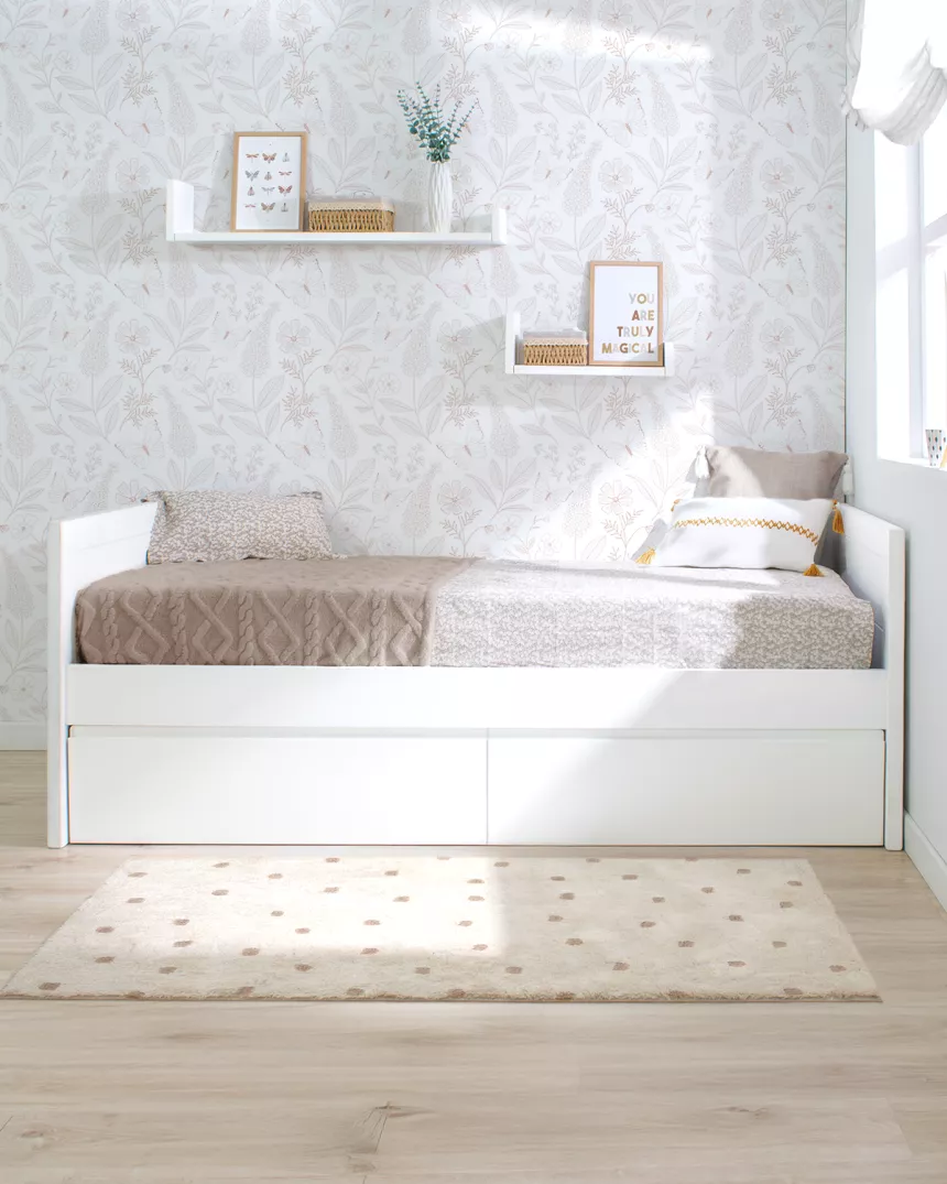 Cama Lineal com gavetas - Entrega gratuita