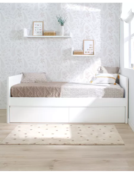 Cama Lineal com gavetas - Entrega gratuita