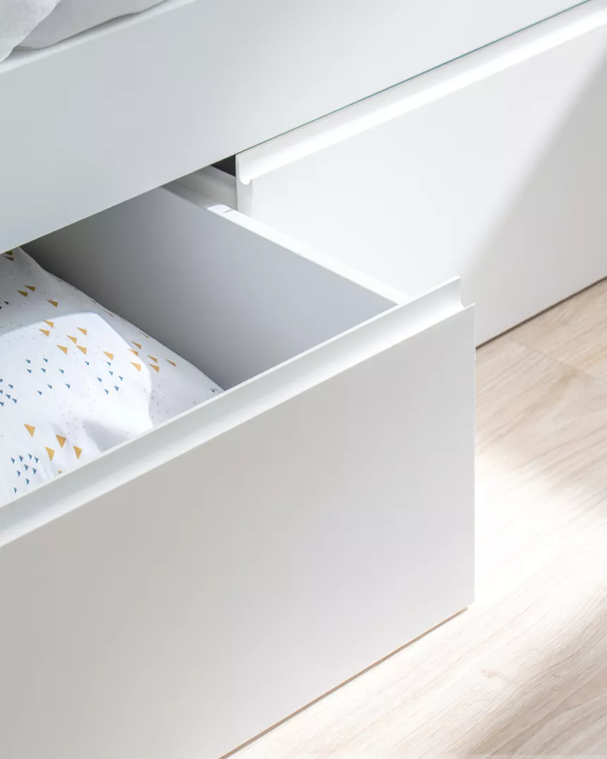 Cama Lineal com gavetas - Entrega gratuita