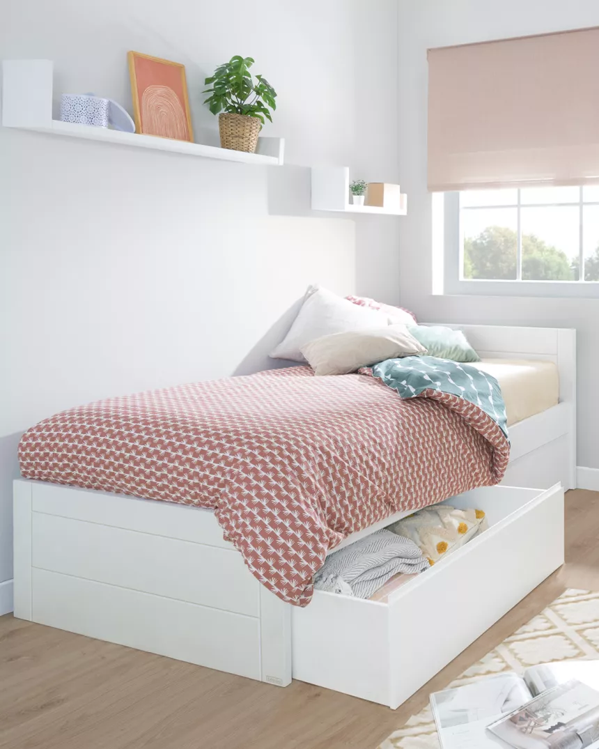 Cama Lineal com gavetas - baixa