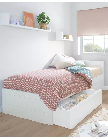 Cama Lineal com gavetas - baixa