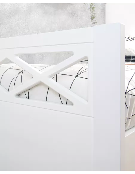 Cama juvenil com 2 gavetas Cruz