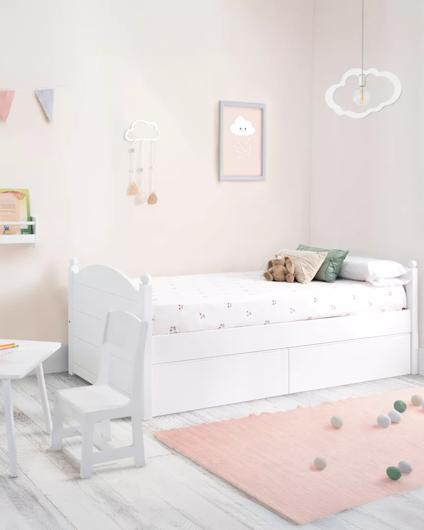 Cama de criança com gavetas Esfera - Entrega gratuita