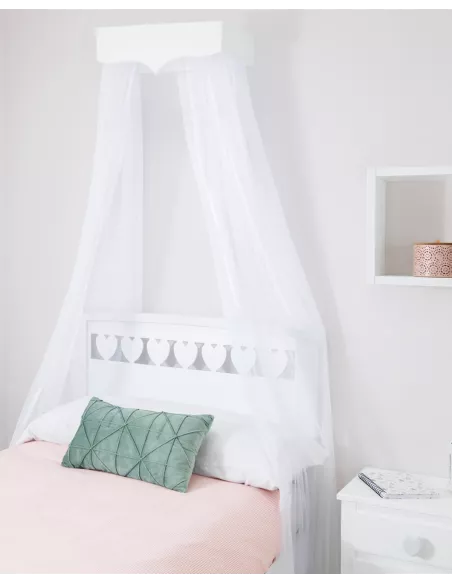 Cama de criança corações com gavetas - Entrega gratuita