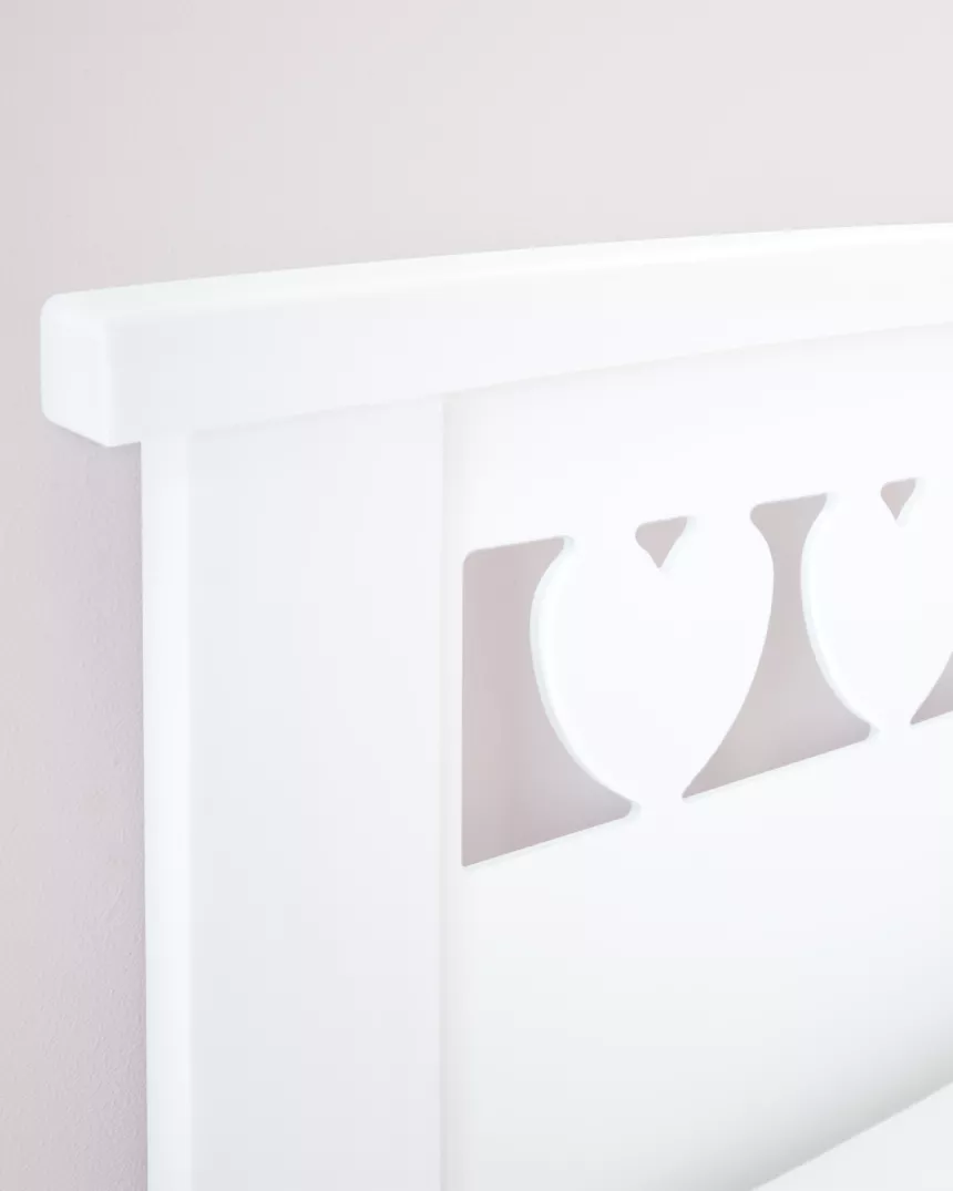 Cama de criança corações com gavetas - Entrega gratuita