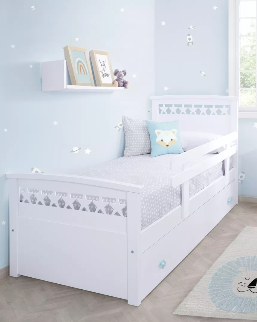 Cama dupla infantil Estrelas- Compra segura online.