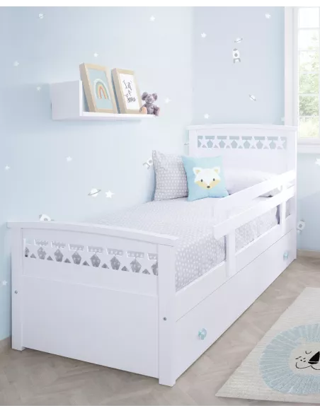 Cama dupla infantil Estrelas- Compra segura online.