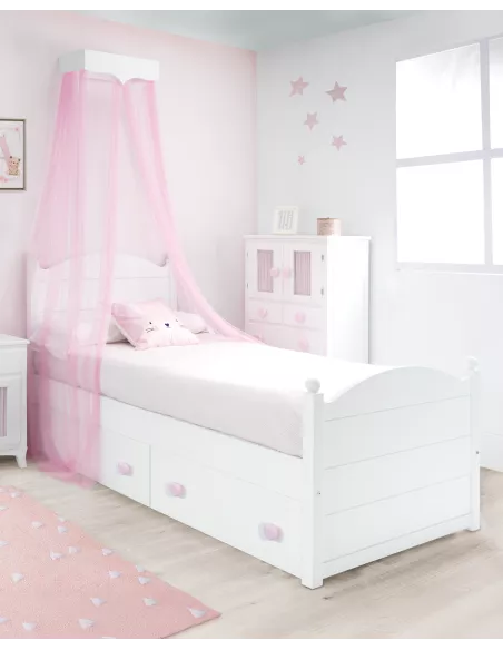 Cama infantil com gavetas Esfera - Entrega gratuita