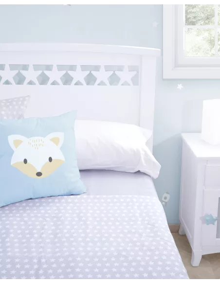 Cama de crianças com gavetas estrelas - Entrega gratuita