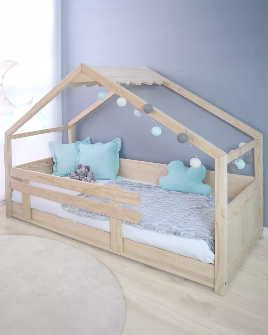 Cama casinha de madeira montessori infantil - Entrega gratuita 2