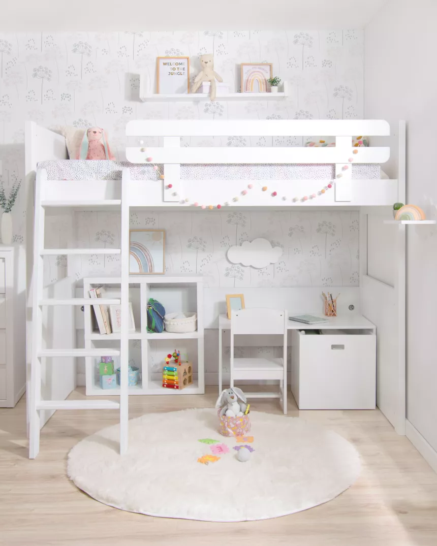 Beliche linear para camas em L - BASE